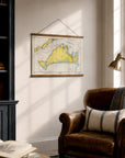 Martha's VIneyard, MA Nautical Chart Fabric Scroll - Maritime Tribes USAScroll