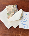 Milbridge, ME Mini Love Notes (notelets) - 4 packs of 20 - Maritime Tribes USA