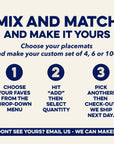 Mix and Match Laminated Chart Placemats - Maritime Tribes USA