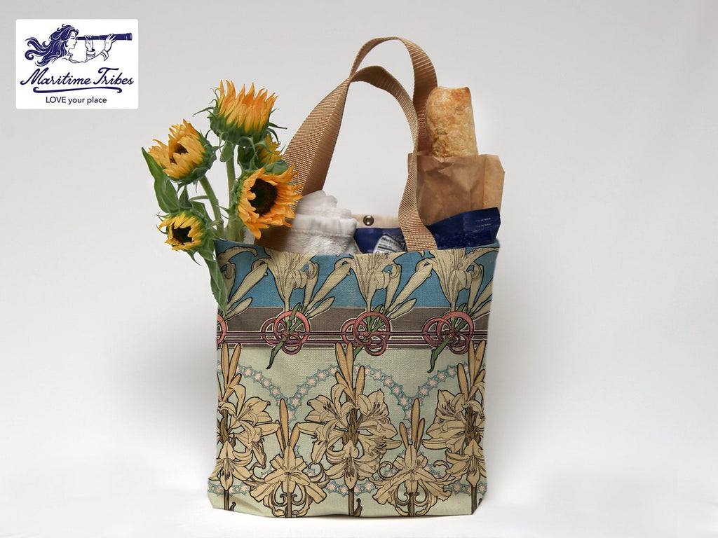 Mucha Tote: 'Decorative Motif' - Maritime Tribes USA