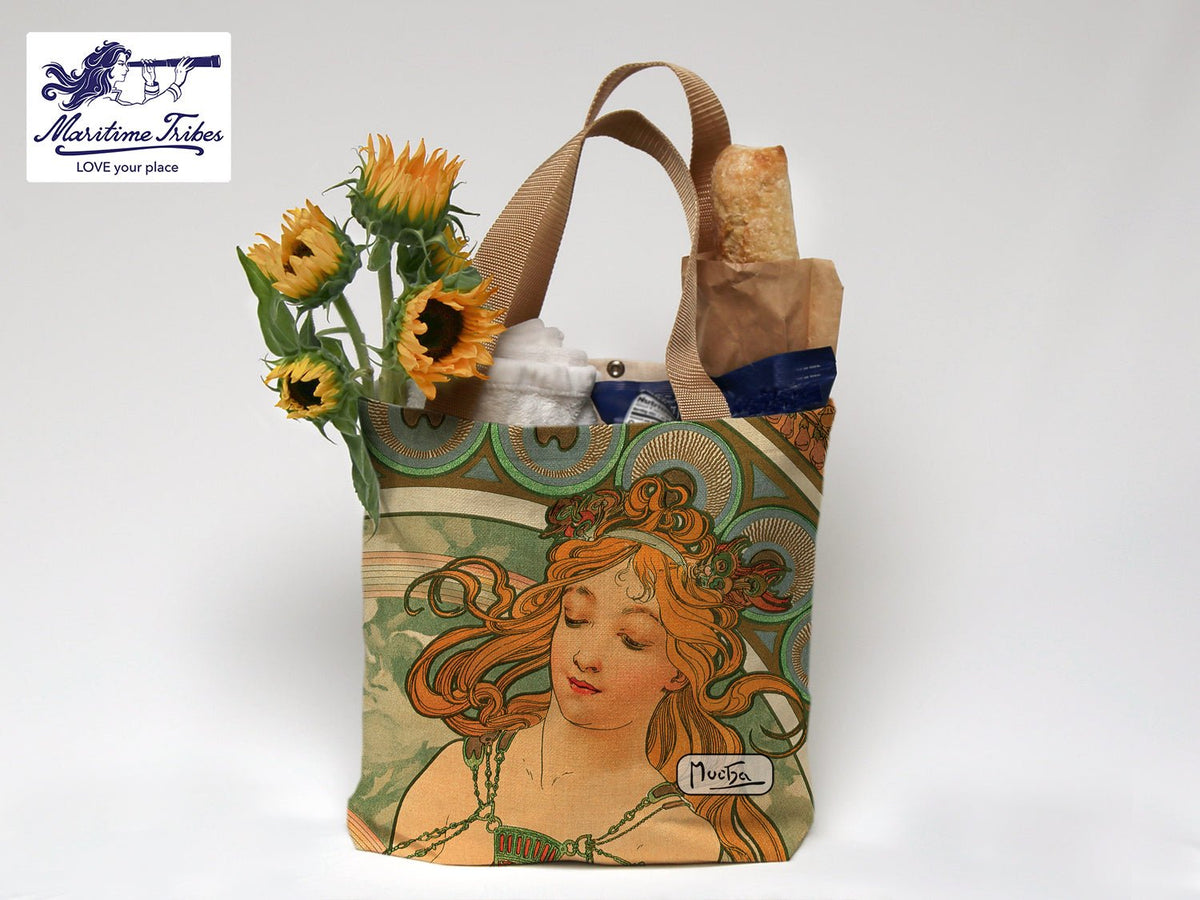 Mucha Tote: 'Painting' - Maritime Tribes USA