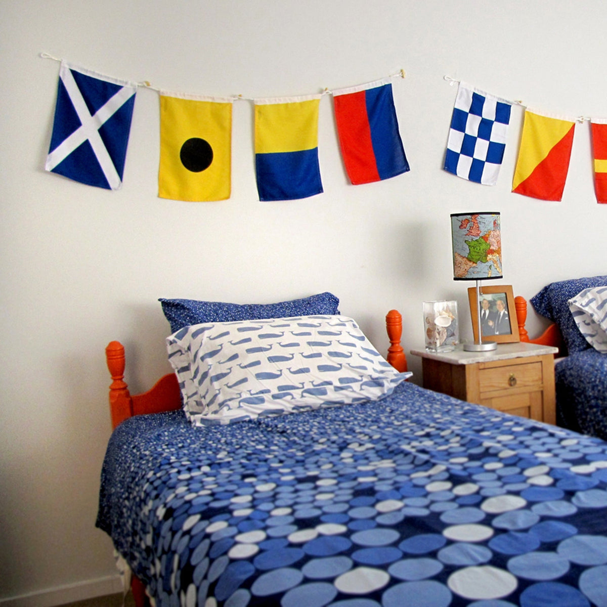 N (November) Nautical Signal Flag – Traditional Maritime Code Flag - Maritime Tribes USASignal Flag