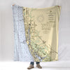 Naples Chart Blanket - Maritime Tribes USABlanket