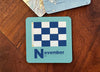 Nautical Flag Coaster - ’N’ November - Maritime Tribes USACoaster