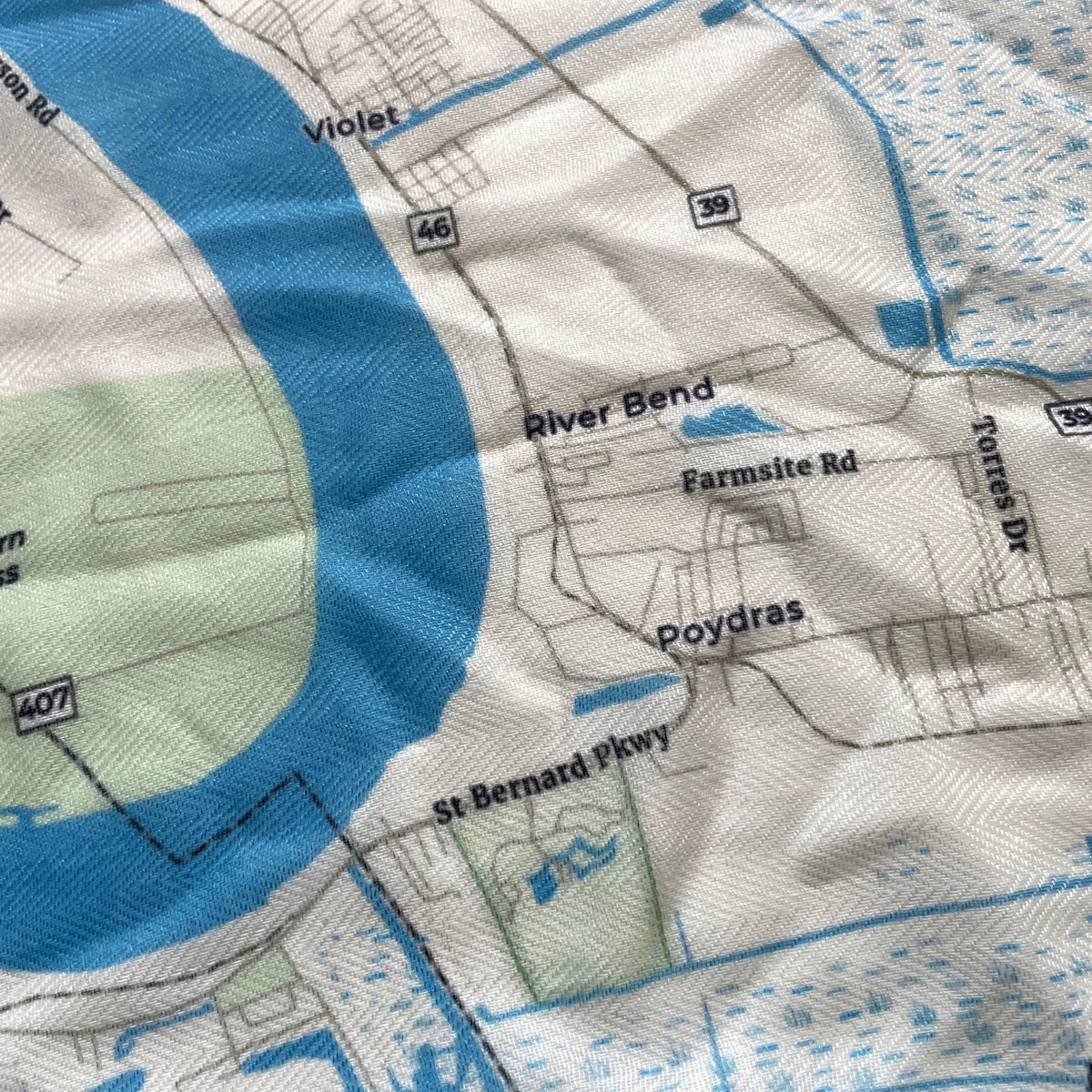 New Orleans &amp; the Mississippi River Scarf - Maritime Tribes USAScarf