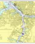 Norfolk, Virginia Chart Placemat - Maritime Tribes USALaminated Placemat