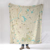 North Andover MA Modern Wave Blanket - Maritime Tribes USABlanket