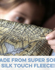 Ottowa County, MI Sea Glass Map Blanket - Maritime Tribes USABlanket