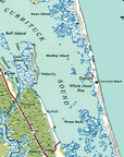 Outerbanks (Currituck to Ocracoke, OBX), NC Quick Dry Towel - Maritime Tribes USATowel
