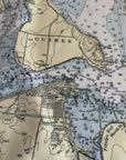 San Juan Islands, WA Nautical Chart Quick Dry Towel