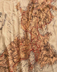 Vintage Map of Japan, c. 1905 Scarf
