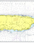 Puerto Rico Chart Placemat - Maritime Tribes USALaminated Placemat