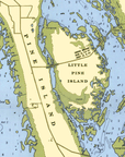 Sanibel Island, FL Nautical Chart Blanket - Maritime Tribes USABlanket