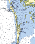 Sanibel Island, FL Nautical Chart Blanket - Maritime Tribes USABlanket