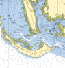 Sanibel Island Nautical Chart Quick-Dry Sport Towel – 30" x 60" Beach & Boat Towel - Maritime Tribes USATowel