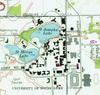 South Bend / Notre Dame Map Blanket - Maritime Tribes USABlanket