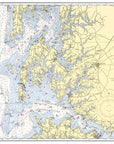 St. Michaels, Maryland Chart Placemat - Maritime Tribes USALaminated Placemat