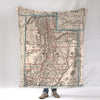 State Map of UTAH Blanket - Maritime Tribes USABlanket