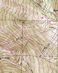 Stowe, Vermont Vintage Topographic Map Blanket | VT Mountain Throw - Maritime Tribes USABlanket