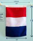 T (Tango) Nautical Signal Flag – Traditional Maritime Code Flag - Maritime Tribes USASignal Flag