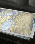 Tiverton, RI Chart Placemat - Maritime Tribes USALaminated Placemat