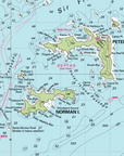 US Virgin Islands Imray Chart Blanket (St. Thomas & St. John, USVI) - Maritime Tribes USA
