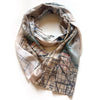 Vintage Chicago Map Scarf – Chicago Illinois Map - Maritime Tribes USAScarf