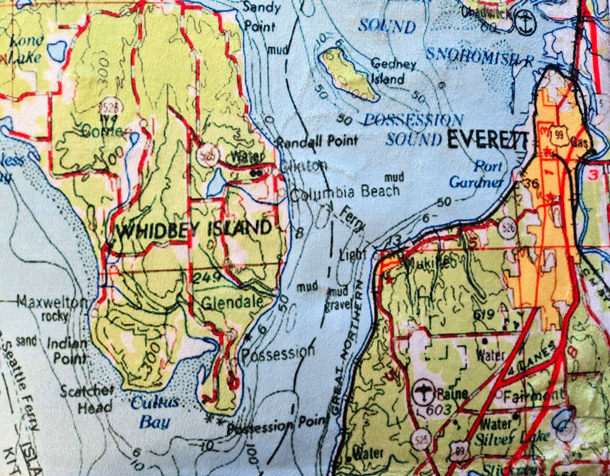 Whidbey Island & Fidalgo island Blanket - Maritime Tribes USABlanket