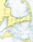Cape Cod & The Islands Vintage Nautical Chart Scroll