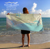 Emerald Isle Modern wave Quick Dry Towel