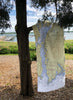 Tiverton - Little Compton, RI Nautical Chart Quick Dry Towel
