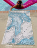 Kincardine, Ontario - Lake Huron Antique Two Tone map