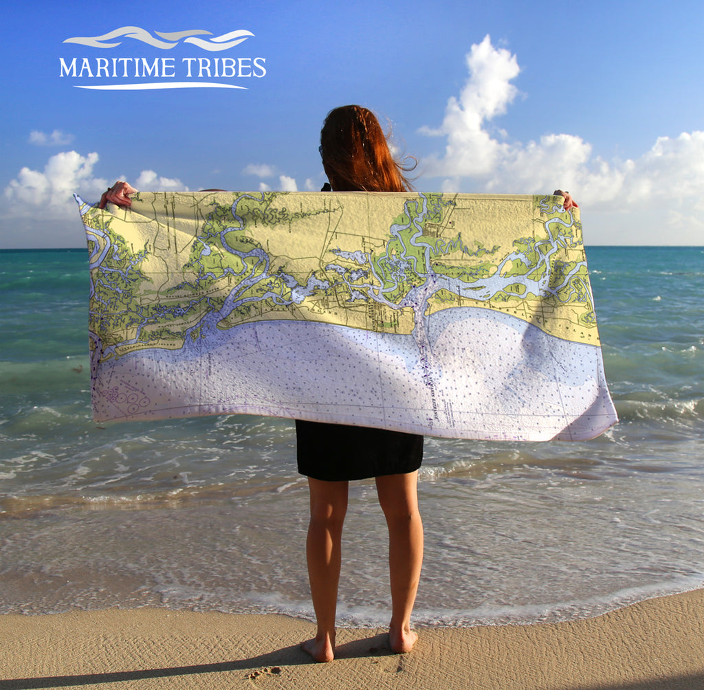 St. Simons Island to St. Augustine Quick Dry Towel