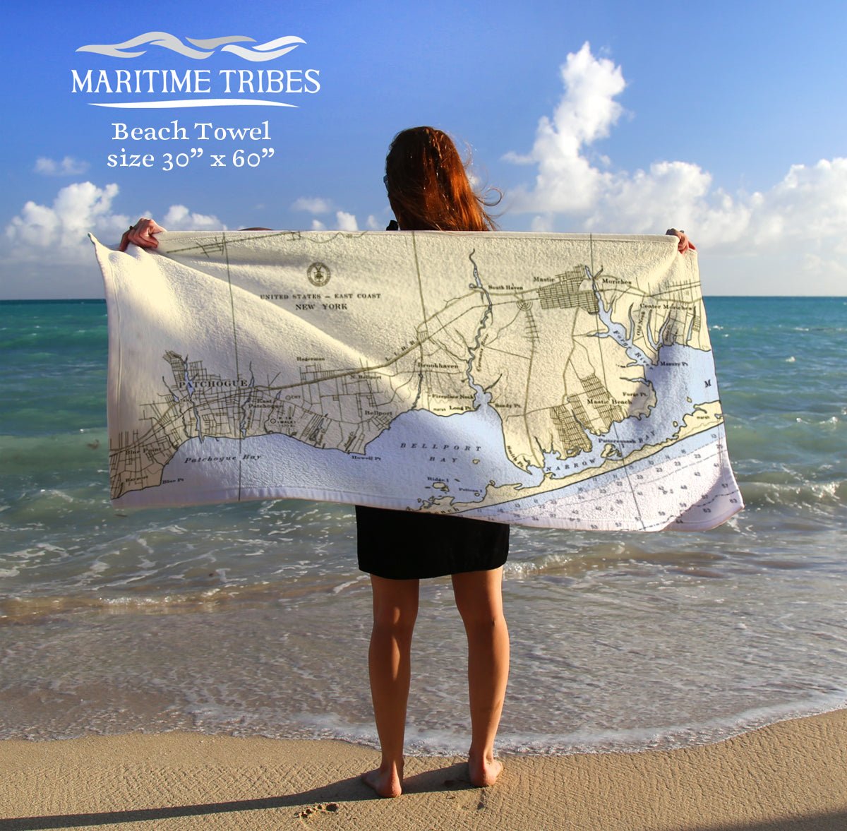 Bellport, Long Island, NY Quick Dry Towel - Maritime Tribes USATowel
