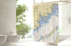 Buzzards Bay (including Cutty!) Nautical Chart Shower Curtain - Maritime Tribes USAShower Curtain