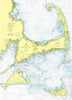 Cape Cod & The Islands (Nantuket & Martha's VIneyard) Vintage Nautical Chart Fabric Scroll - Maritime Tribes USAScroll