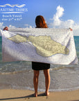 Catalina Island , CA Nautical Chart Quick Dry Towel - Maritime Tribes USATowel