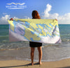 Les Cheneaux Nautical Chart TOWEL