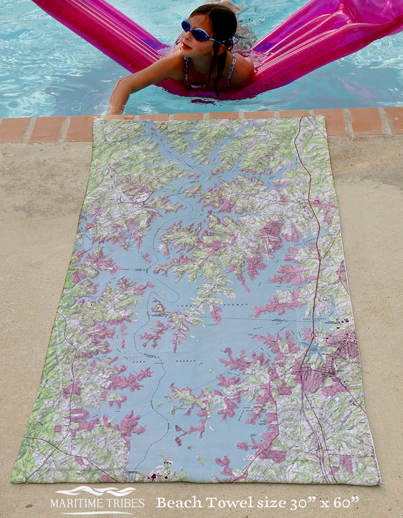 Lake Norman Topo Map