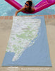 Sandy Hook to Cape May Quick Dry Towel