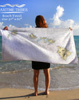 Hawaiian Islands - the whole chain Quick Dry Towel - Maritime Tribes USATowel
