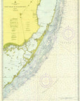Key Largo Chart c. 1970 Scroll - Maritime Tribes USAScroll