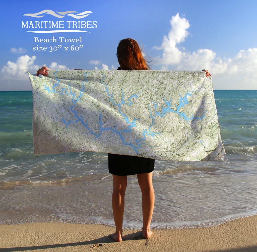 Lewis-Smith Lake (Smith Lake) Quick Dry Towel - Maritime Tribes USATowel