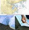 Marblehead, MA Nautical Chart Quick Dry Towel - Maritime Tribes USATowel