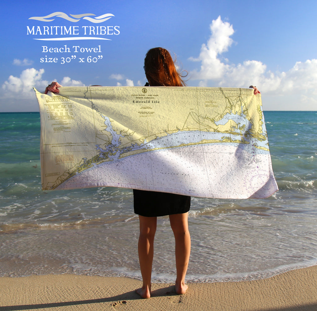 Cape Lookout to New River with Cedar Point Quick Dry Towel