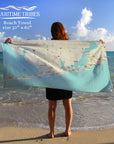 Orange Beach Alabama Modern Wave Quick Dry Towel - Maritime Tribes USATowel