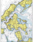 Shelter Island, NY Nautical Chart Scroll - Maritime Tribes USAScroll