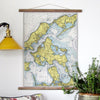 Shelter Island, NY Nautical Chart Scroll - Maritime Tribes USAScroll