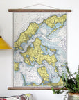 Shelter Island, NY Nautical Chart Scroll - Maritime Tribes USAScroll