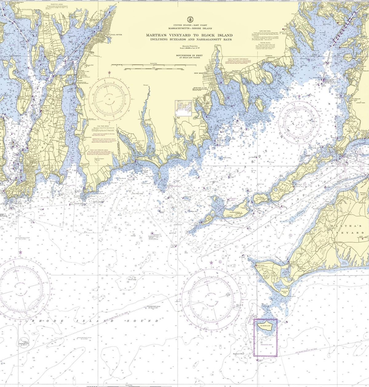SouthCoast Nautical Chart Shower Curtain - Maritime Tribes USAShower Curtain